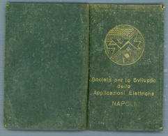°°° Calendario/agendina - 1932 Società Per Lo Sviluppo Delle Applicazioni Elettriche - Napoli °°° - Petit Format : 1921-40