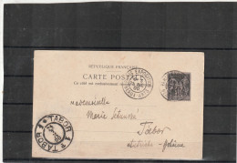 France UNIVERSAL EXPOSITION POSTCARD To Tabor Austria 1900 - 1900 – Paris (Frankreich)