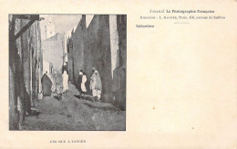 MAROC - Une Rue A Tanger - Carte Postale Ancienne - Tanger