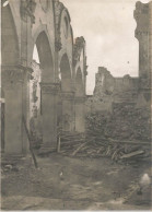 WW1 Guerre 14/18 War * Berry Au Bac , Intérieur De L'église * Photo Ancienne 18x13cm - Autres & Non Classés