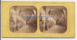 Photographie Ancienne Vue Stéréoscopique Circa 1860 Italie Rome Roma Vatican Musée Chiaramonti Effet Jour/nuit - Stereoscopic