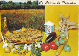 Carte  Champignon Recette Salmid De Palombes, Très Bon état Voir Les Scans - Champignons