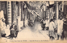 TUNISIE - Le Plus Beau Souk De Tunis - Souk El-Trouk Ou Des Tailleurs - Carte Postale Ancienne - Tunisia