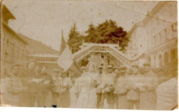 Photo * Militaires Et Marianne Avec Un Drapeau - Flags