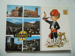 Cartolina Viaggiata "ROUSSILLON" Vedutine 1980 - Roussillon
