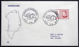 Greenland 1975  LETTER JULIANEHÅB 1-4-1975 ( Lot 816 ) - Covers & Documents