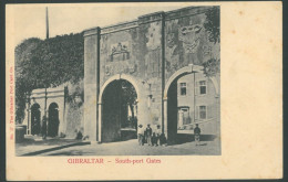 SOUTH PORT GATES Vintage Postcard Gibraltar - Gibraltar