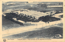 MAROC - Casablanca - Vue Aérienne Du 64e Régiment D'Artillerie - Carte Postale Ancienne - Casablanca