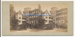 Photographie Ancienne Vue Stéréoscopique Circa 1860 Allemagne Vue De Heidelberg - Stereoscopic