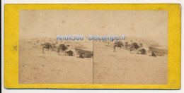 Photographie Ancienne Vue Stéréoscopique Circa 1860 Syrie Syria Vue Prise De La Ville De Jaffa - Stereoscopic