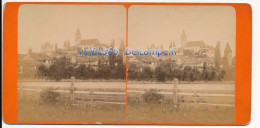 Photographie Ancienne Vue Stéréoscopique Circa 1860 Suisse Vue De Thun Thoune - Photos Stéréoscopiques