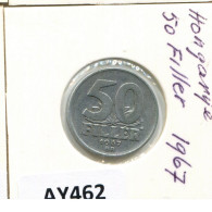 50 FILLER 1967 HONGRIE HUNGARY Pièce #AY462.F - Hongrie