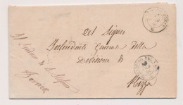 LETTRE SARDE SAN STEFANO GUERRA DELLA DIVISIONE NIZZA COVER SARDAIGNE - Sardegna