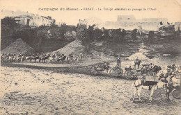 MAROC - Rabat - La Troupe Attendant Au Passage De L'Oued - Campagne Du Maroc - Carte Postale Ancienne - Rabat