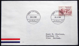 Greenland  1984 FIRST FLIGHT  SDR.STRØMFJORD- JAKOBSHAVN  29-9-1984 ( Lot 855 ) - Cartas & Documentos