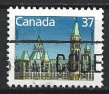 Canada 1987. Scott #1163c (U) Parliament, Center Block - Timbres Seuls