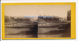 Photographie Ancienne Vue Stéréoscopique Circa 1860 SARREGUEMINES Ou Environs Lieu Exact à Identifier N°1 - Fotos Estereoscópicas