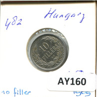 10 FILLER 1909 HONGRIE HUNGARY Pièce #AY160.2.F - Hongrie