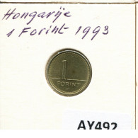 1 FORINT 1993 HONGRIE HUNGARY Pièce #AY492.F - Hongrie