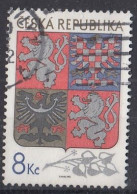 CZECH REPUBLIC 10,used,falc Hinged,dragons - Gebraucht