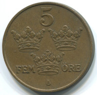 5 ORE 1930 SUECIA SWEDEN Moneda #WW1075.E - Sweden