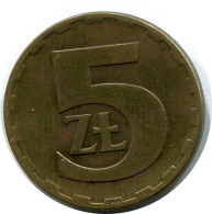 5 ZLOTYCH 1977 POLONIA POLAND Moneda #AR115.E - Pologne