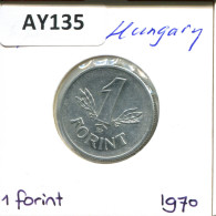 1 FORINT 1970 HUNGRÍA HUNGARY Moneda #AY135.2.E - Hongrie