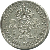 2 SHILLING 1941 UK GBAN BRETAÑA GREAT BRITAIN PLATA Moneda #AH004.1.E - J. 1 Florin / 2 Schillings