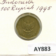 100 RUPIAH 1995 INDONESIA Coin #AY883.U - Indonésie