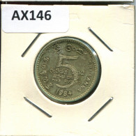 5 RUPEES 1984 SRI LANKA Coin #AX146.U - Sri Lanka