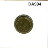 5 PFENNIG 1988 D WEST & UNIFIED GERMANY Coin #DA994.U - 5 Pfennig