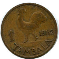 1 TAMBALA 1982 MALAWI Coin #AR866.U - Malawi