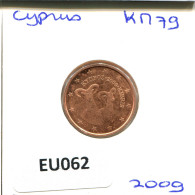 2 EURO CENTS 2009 ZYPERN CYPRUS Münze #EU062.D - Cipro