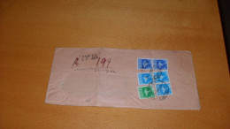 ENVELOPPE ANCIENNE DE 1964../ THE FERTILIZER CORPORATION OF INDIA LTD. NAYA NANGAL..CACHETS + RECOMMANDE + TIMBRES X 16 - Briefe U. Dokumente