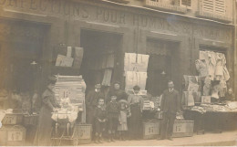 Lunéville * Carte Photo 1907 * Magasin Confections Hommes & Enfants Draperies 9 Rue De La Charité Poussette Landau Pram - Luneville