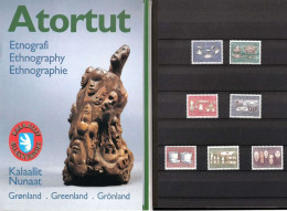 Greenland 1986-1988  Ethnography Mi 165-166, 174-175, 186-188 In Folder  Ethnography, MNH(**)h - Covers & Documents