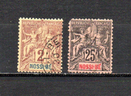 Nossi-Be   1894  .-   Y&T  Nº   28-34    ( 34 Falta Punta  ) - Used Stamps