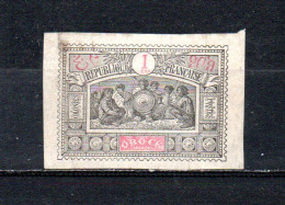 Obock   1894  .-   Y&T  Nº   47    ( Doblez ) - Used Stamps