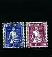 IRELAND/EIRE - 1945  THOMAS DAVIS  SET MINT NH - Unused Stamps