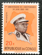 République Du Congo - C17/16 - MNH - 1961 - Michel 71 - 1j Onafhankelijkheid - Unused Stamps