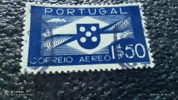 PORTUGAL-1944-       .          1.50ESC         USED - Oblitérés