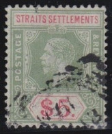 Straits Settlements        .   SG    .   212 A  (2 Scans)     .     O      .    Cancelled - Straits Settlements