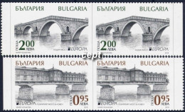 2018 - BULGARIA - EUROPA  CEPT - PONTI / BRIDGES - DA LIBRETTO / FROM BOOKLET. MNH. - 2018