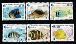 Cuba 1995 - Yv 3431/36, Mi 3811/16 Vissen, Poissons, Fishes - Gebraucht