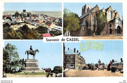 SOUVENIR DE CASSEL (59) CPSM ± 1950  MULTI VUES - ÉDITION MAGE - Cassel