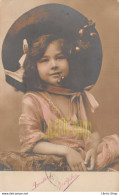 Cpa 1905 - Ravissante Fillette élégante # Chapeau Et Cerises Pretty Little Girl Hat And Cherries # Éd. B.N.K. - Portraits