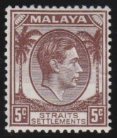 Straits Settlements        .   SG    .   281   .     *      .   Mint-hinged - Straits Settlements