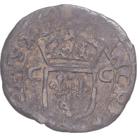 Monnaie, France, Charles X, Douzain Aux Deux C, TB, Billon, Gadoury:514 - 1589-1610 Enrique IV