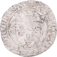 Monnaie, France, François Ier, Blanc à La Couronne, Lyon, TB+, Billon - 1515-1547 Francesco I