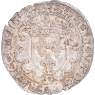 Monnaie, France, François Ier, Douzain à La Croisette, Lyon, TB+, Billon - 1515-1547 Francisco I
